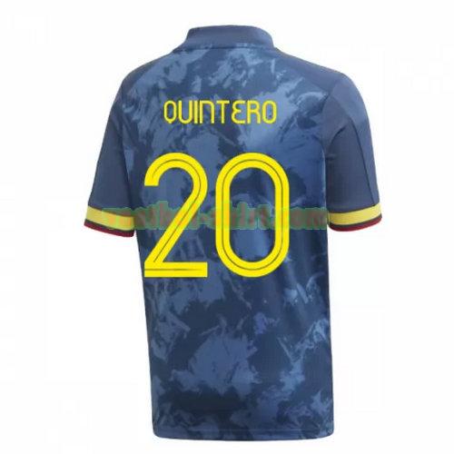 quintero 20 colombia uit shirt 2020 mannen