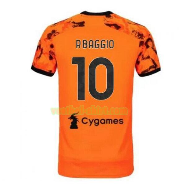 r.baggio 10 juventus 3e shirt 2020-2021 mannen