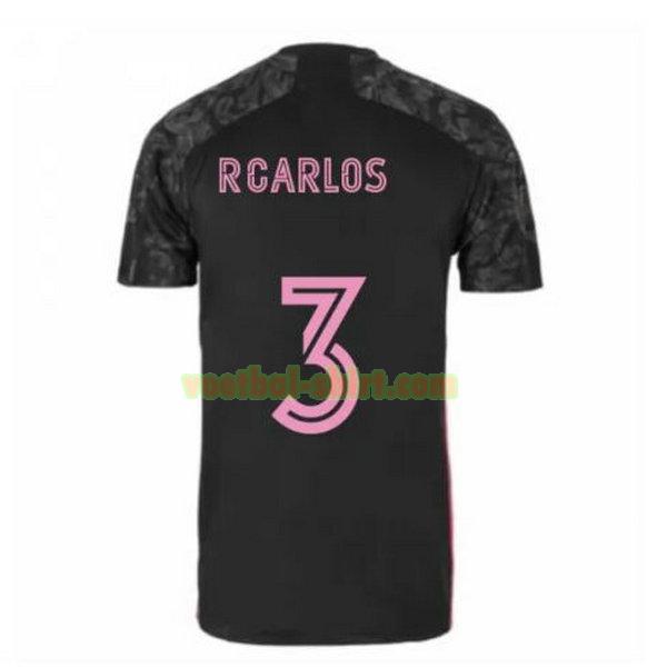 r.carlos 3 real madrid 3e shirt 2020-2021 zwart mannen