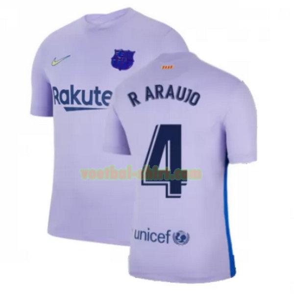 r araujo 4 barcelona uit shirt 2021 2022 geel mannen