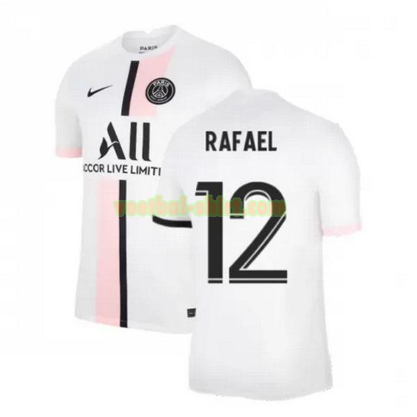 rafael 12 paris saint germain uit shirt 2021 2022 wit mannen