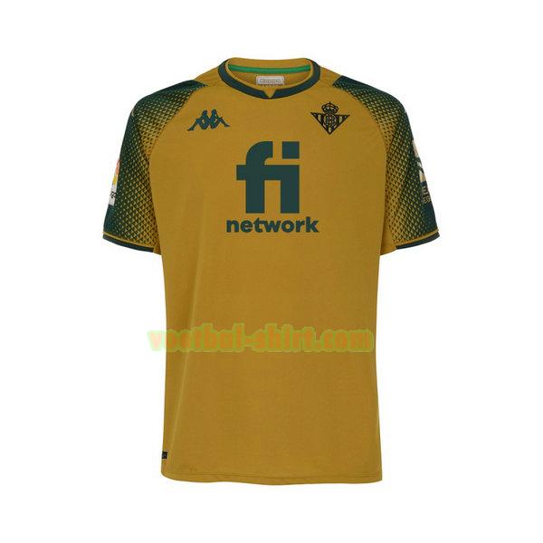 real betis 3e shirt 2021 2022 geel mannen