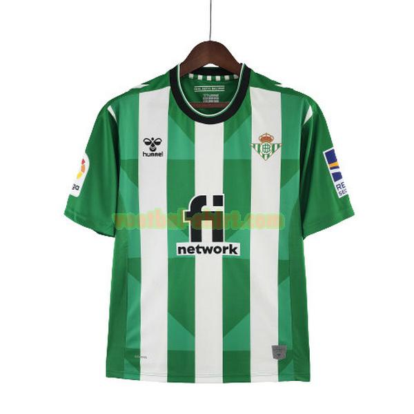 real betis thuis shirt 2022 2023 thailand groen wit mannen