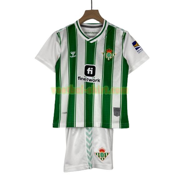 real betis thuis shirt 2023 2024 groen wit kinderen