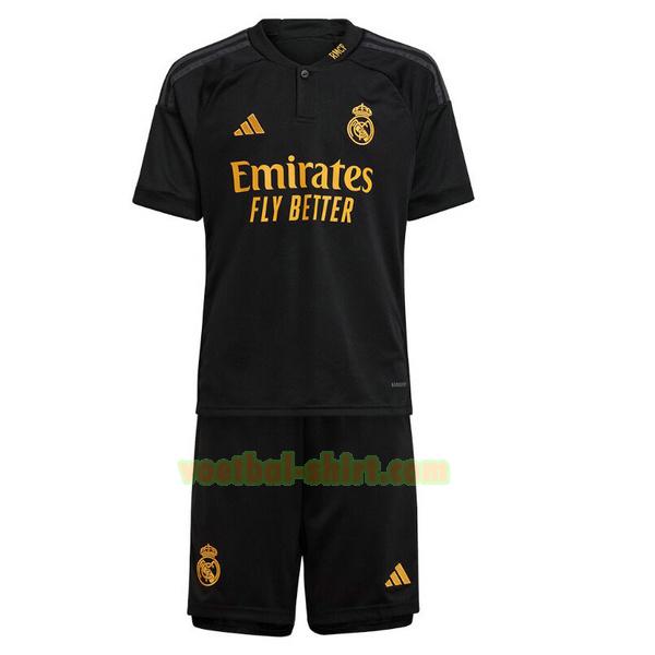 real madrid 3e shirt 2023 2024 zwart kinderen