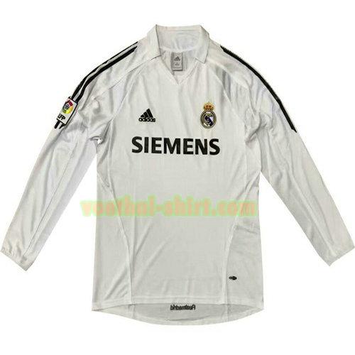 real madrid lange mouwen thuis shirt 2005 2006 mannen