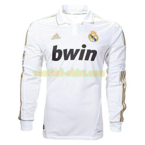 real madrid lange mouwen thuis shirt 2011 2012 mannen