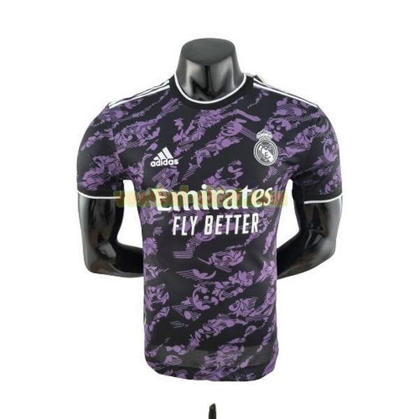 real madrid player classic edition shirt 2022 2023 purple mannen