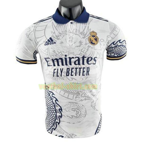 real madrid player drago cinese shirt 2022 2023 wit mannen