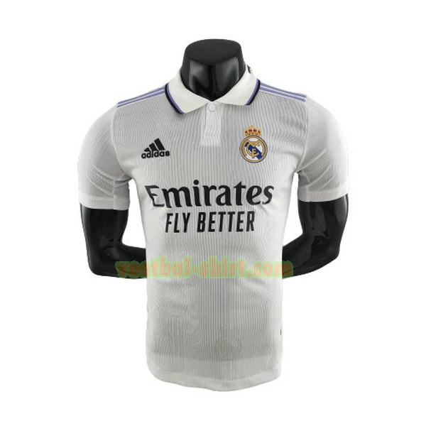real madrid player thuis shirt 2022 2023 wit mannen
