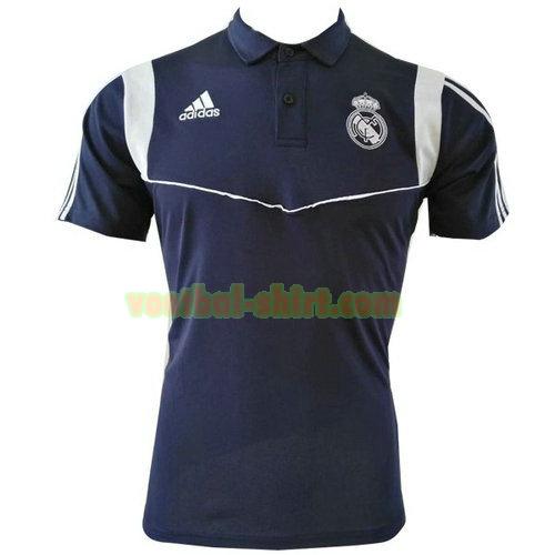 real madrid poloshirt 2019 2020 blauw marinekleur mannen