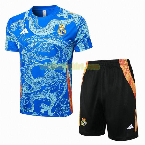 real madrid set entrenamiento 2024 2025 blauw mannen
