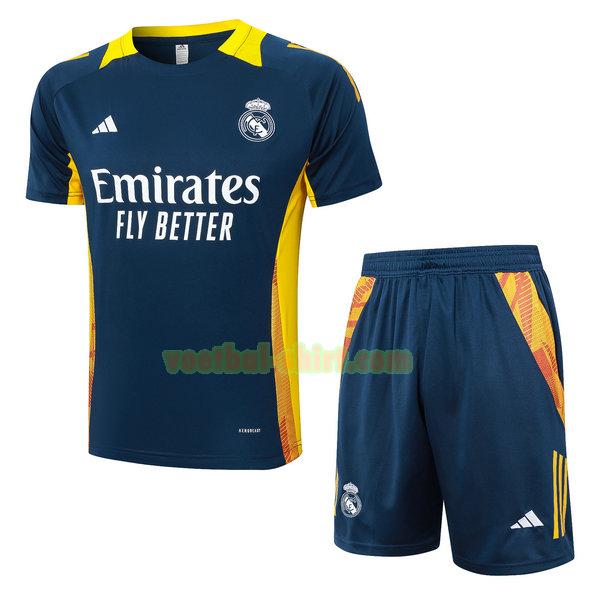 real madrid set entrenamiento 24 25 blauw mannen