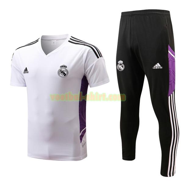 real madrid set opleiding 2022 2023 wit purple mannen