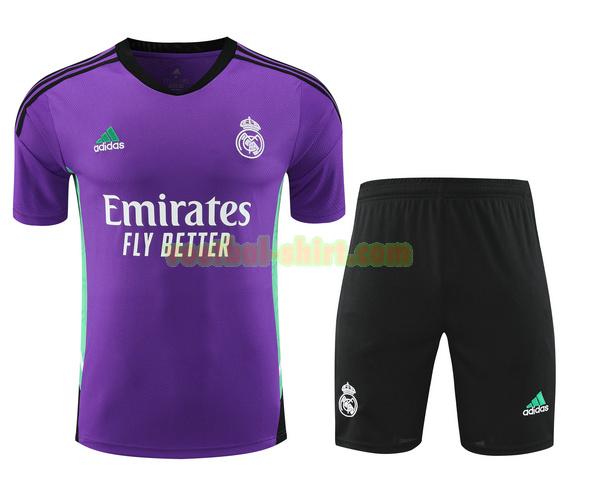real madrid set training shirt 2023 2024 purple mannen