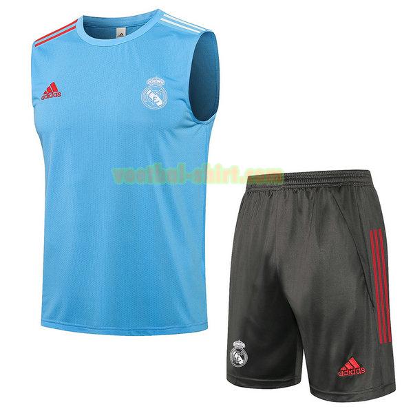 real madrid set vest 2021 2022 blauw mannen