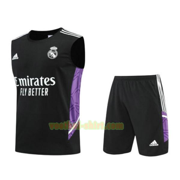 real madrid set vest 2022 23 zwart mannen