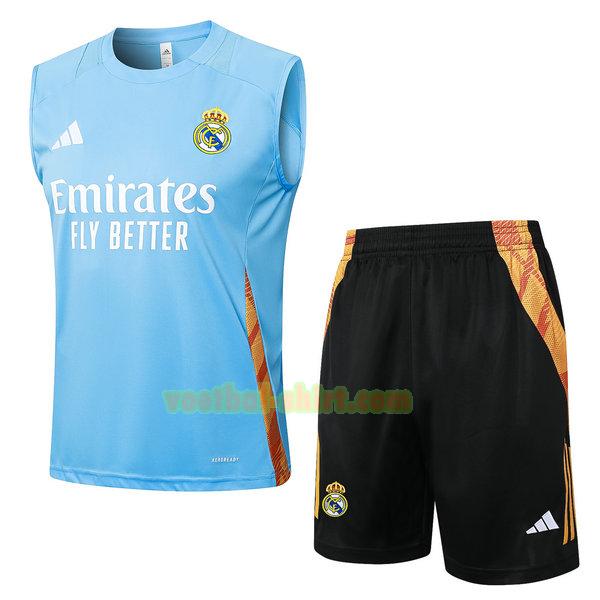 real madrid set vest 2024 2025 blauw mannen