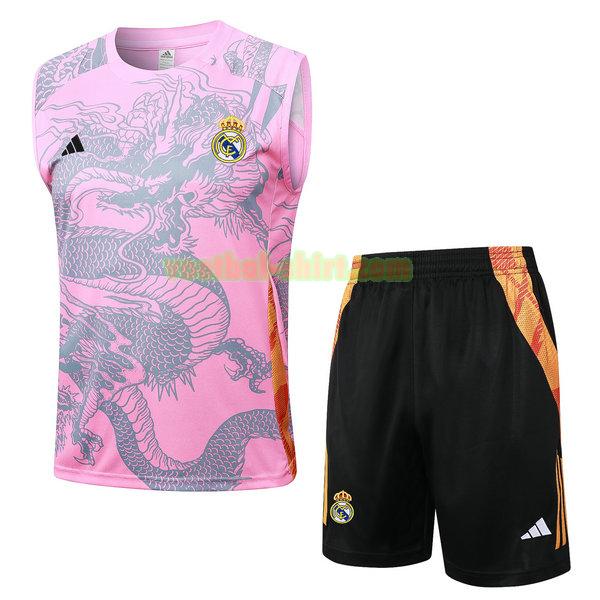 real madrid set vest 24 25 roze mannen
