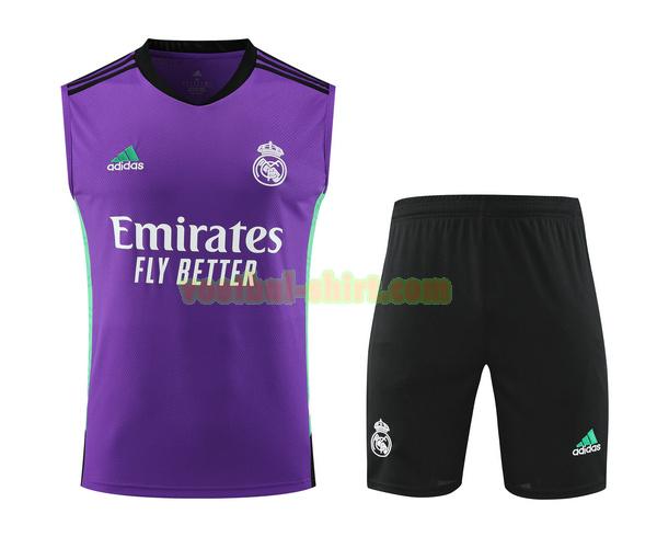 real madrid set vest shirt 2023 2024 purple mannen