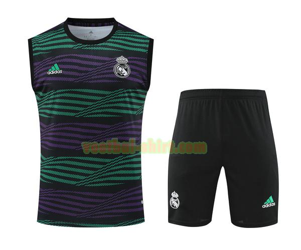 real madrid set vest shirt 2023 2024 rood purple mannen