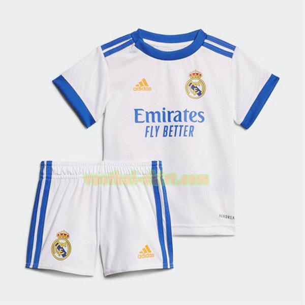 real madrid thuis shirt 2021 2022 wit kinderen