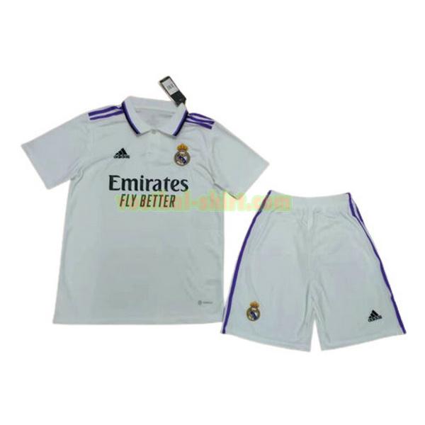 real madrid thuis shirt 2022 2023 wit kinderen