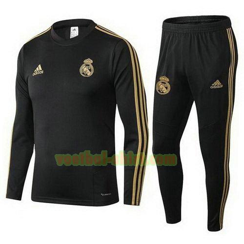 real madrid trainingspak 19 20 zwart gouden mannen