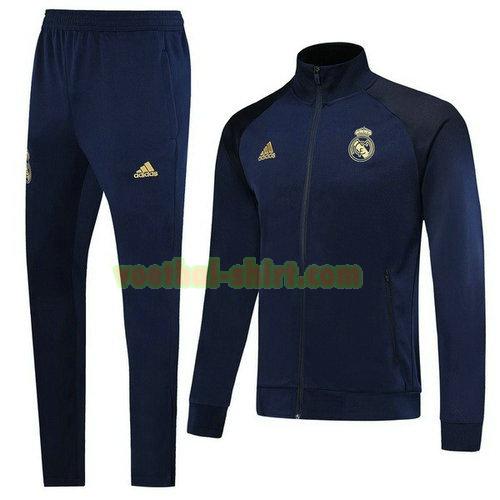 real madrid trainingspak 2019 2020 blauw geel mannen