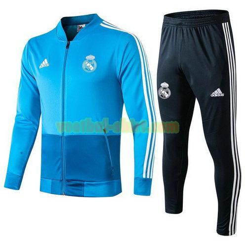 real madrid trainingspak 20 blauw zwart mannen