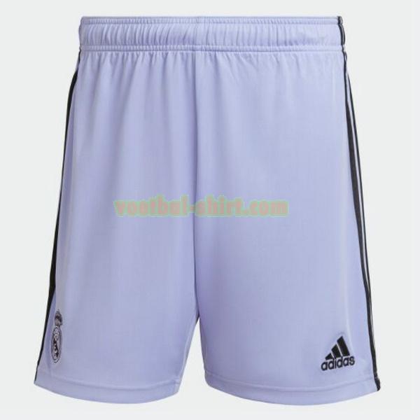 real madrid uit pantalones corto 2022 2023 purple mannen