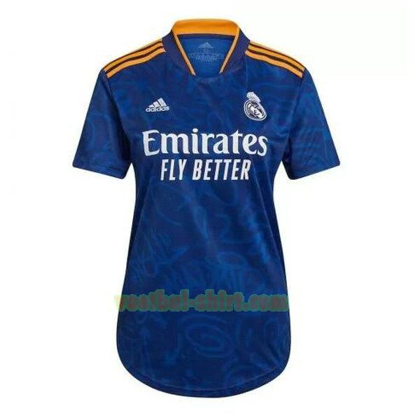 real madrid uit shirt 2021 2022 blauw dames