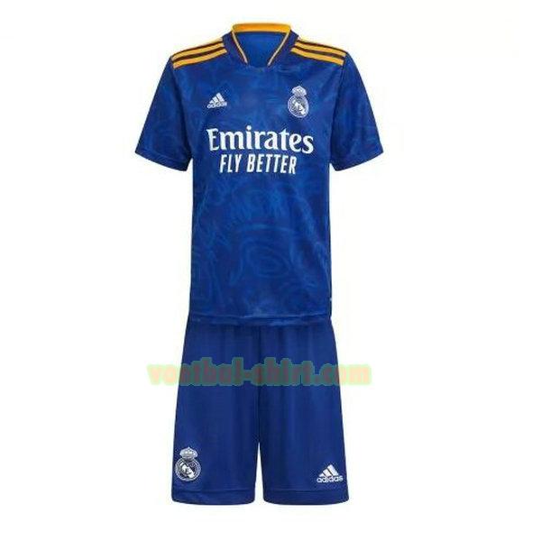 real madrid uit shirt 2021 2022 blauw kinderen