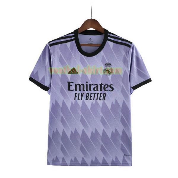 real madrid uit shirt 2022 2023 thailand purple mannen