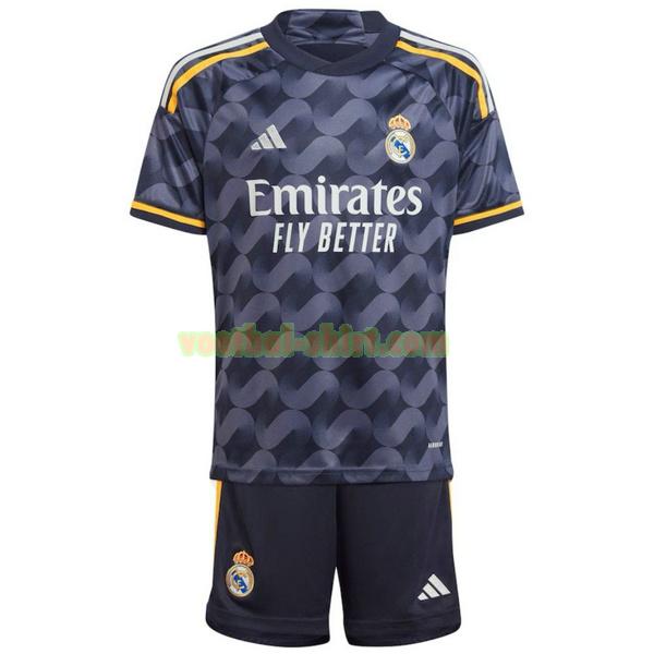 real madrid uit shirt 2023 2024 zwart kinderen