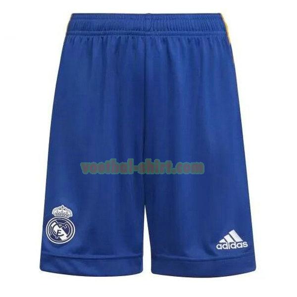 real madrid uit shorts 2021 2022 blauw mannen