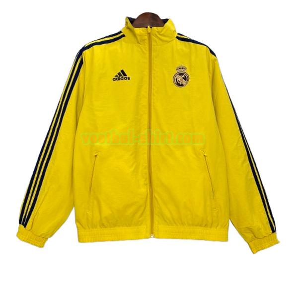 real madrid windjack 2024 2025 geel mannen