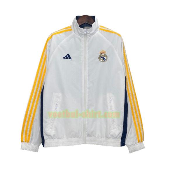 real madrid windjack 2024 25 wit mannen