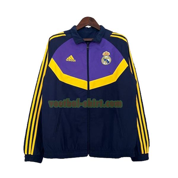 real madrid windjack 2024 blauw purple mannen