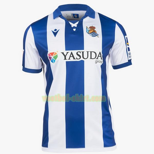 real sociedad thuis shirt 2024 2025 thailand blauw wit mannen