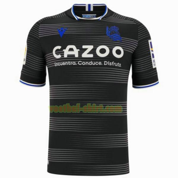 real sociedad uit shirt 2022 2023 zwart mannen