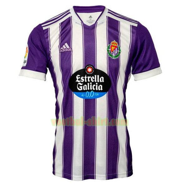 real valladolid thuis shirt 2021 2022 thailand purper wit mannen