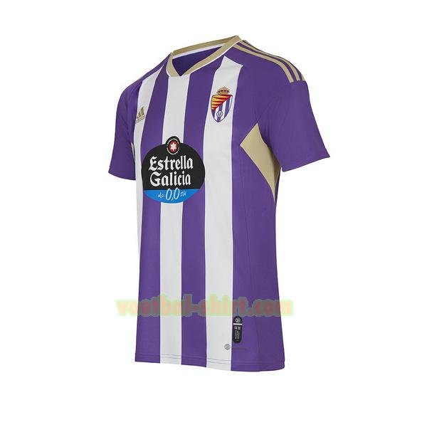 real valladolid thuis shirt 2022 2023 thailand purper wit mannen