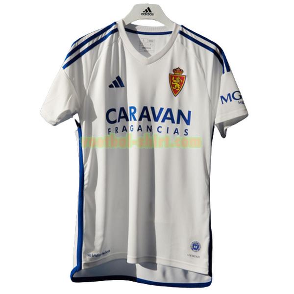 real zaragoza thuis shirt 2023 2024 thailand wit mannen