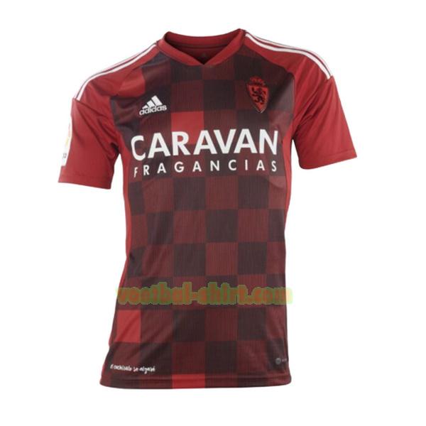 real zaragoza uit shirt 2022 2023 thailand rood mannen