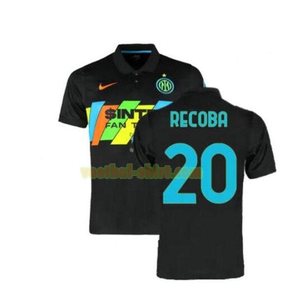 recoba 20 inter milan 3e shirt 2021 2022 zwart mannen