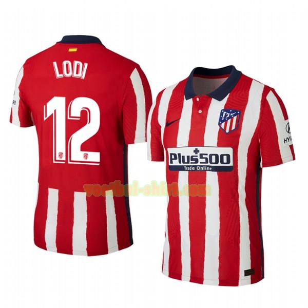 renan lodi 12 atletico madrid thuis shirt 2020-21 mannen