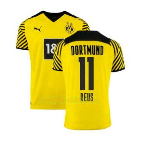 reus 11 borussia dortmund thuis shirt 2021 2022 geel mannen