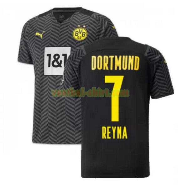 reyna 7 borussia dortmund uit shirt 2021 2022 zwart mannen