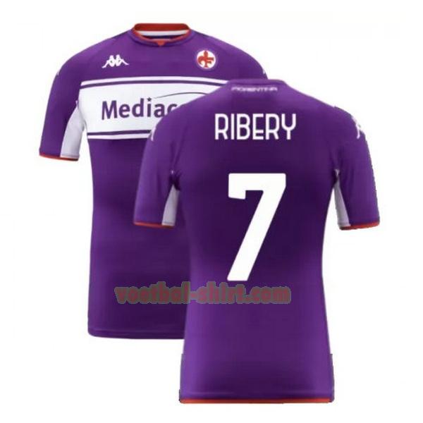 ribery 7 fiorentina thuis shirt 2021 2022 purper mannen